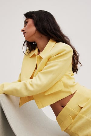 Yellow Kort jakke