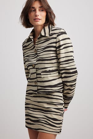 Zebra Kort jakke