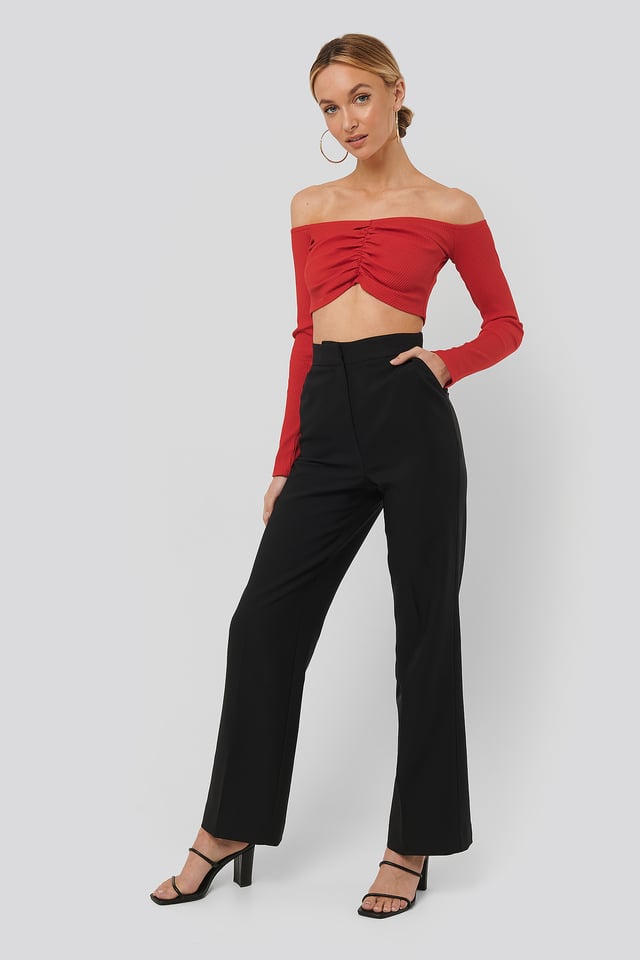 Wide Leg Pants Black