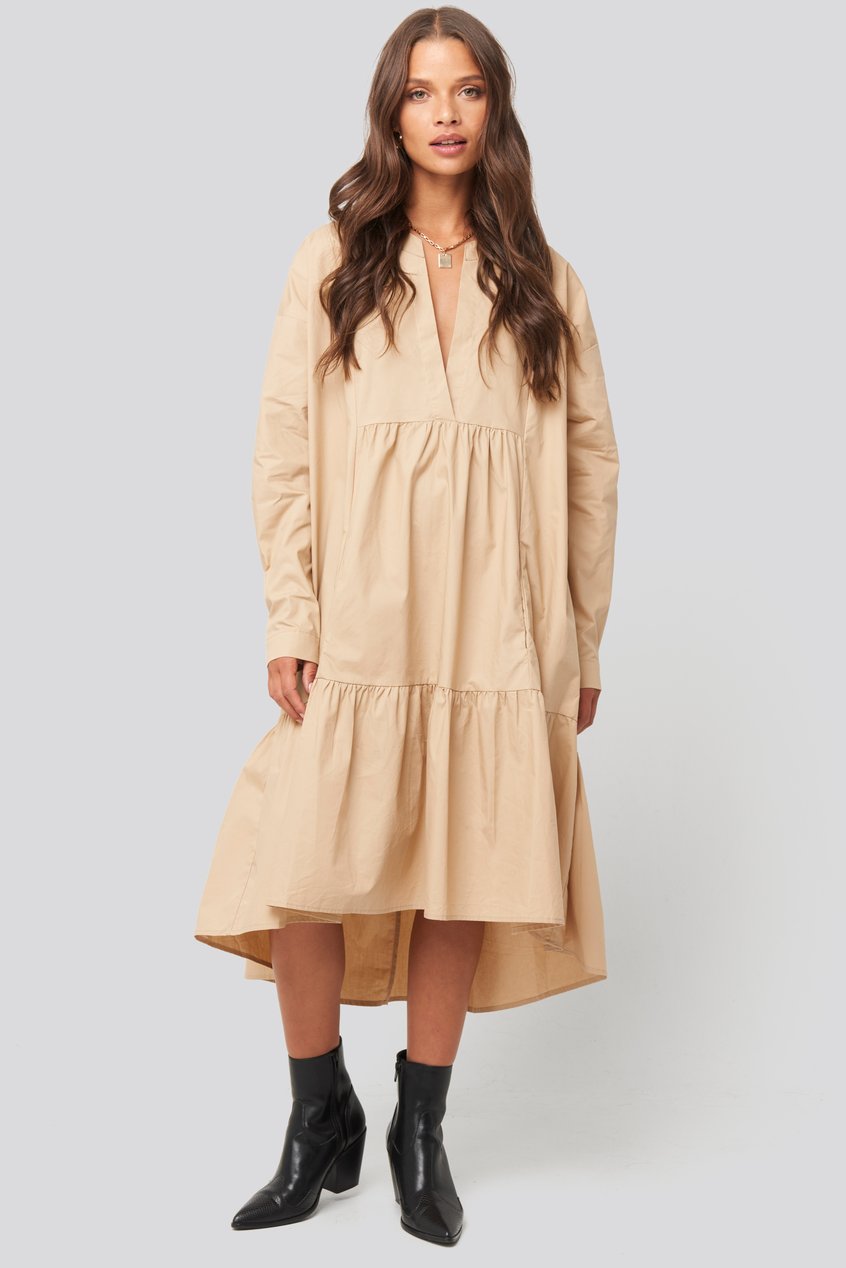 Robes Robes Manches Longues | Ento Dress - YL18762