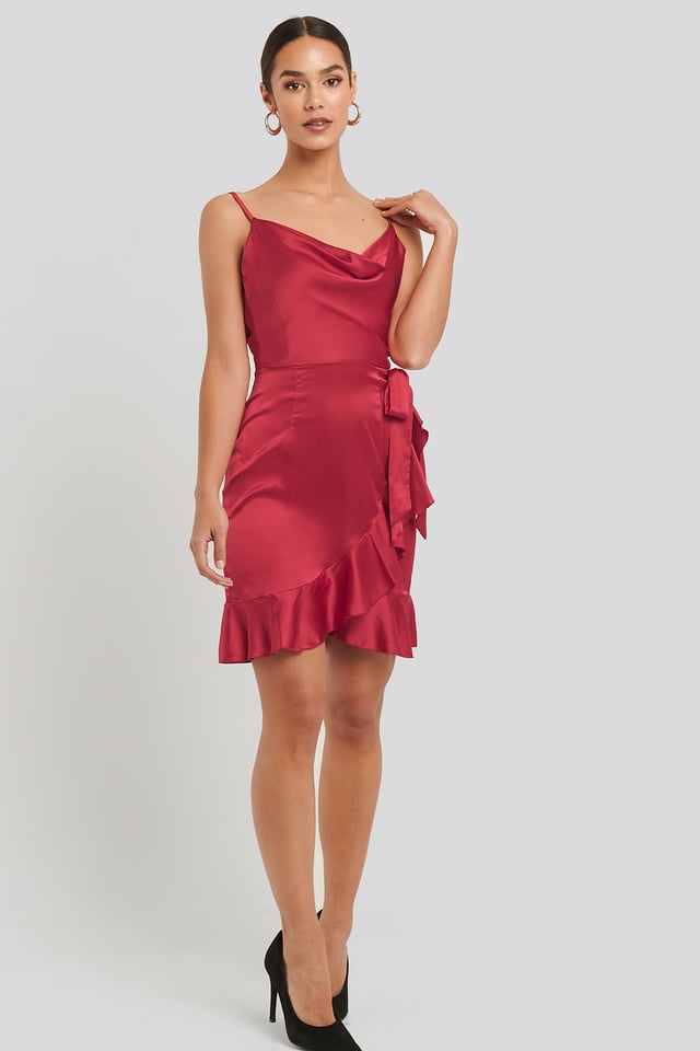 Glossy Dress Berry