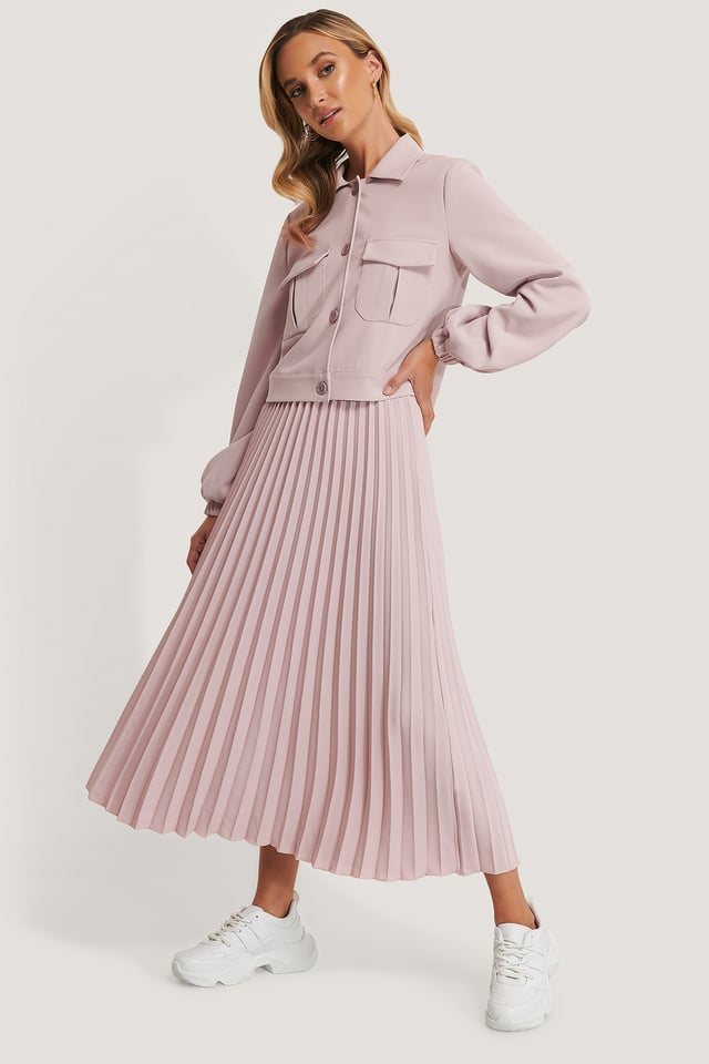 Pliseerattu Hame Antique Rose