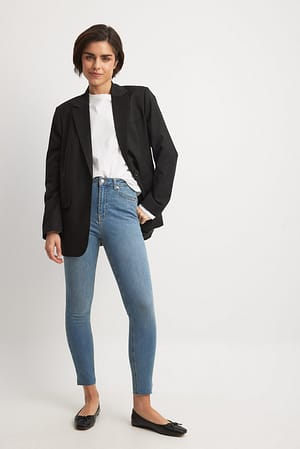 High Waisted Jeans, Women's High Rise Jeans