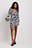 Mini-jurk met rokdetail