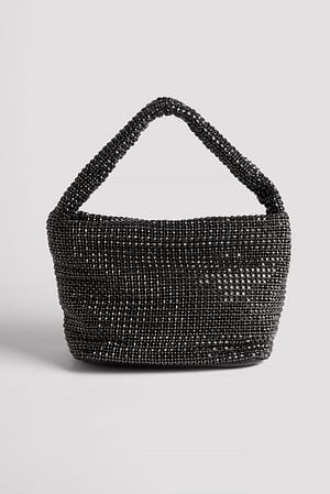 Black Small Glitter Handbag