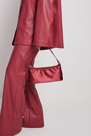 Dark Red Small Shoulder Bag