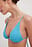 Soutien-gorge de bikini triangle à smocks