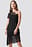 One Shoulder Lace Asymmetric Dress