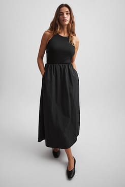 High Waist Midi Skirt Outfit