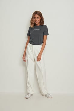 Shrunken Institutional Tee Outfit