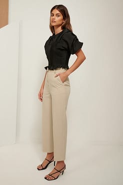 Pintucked Blouse