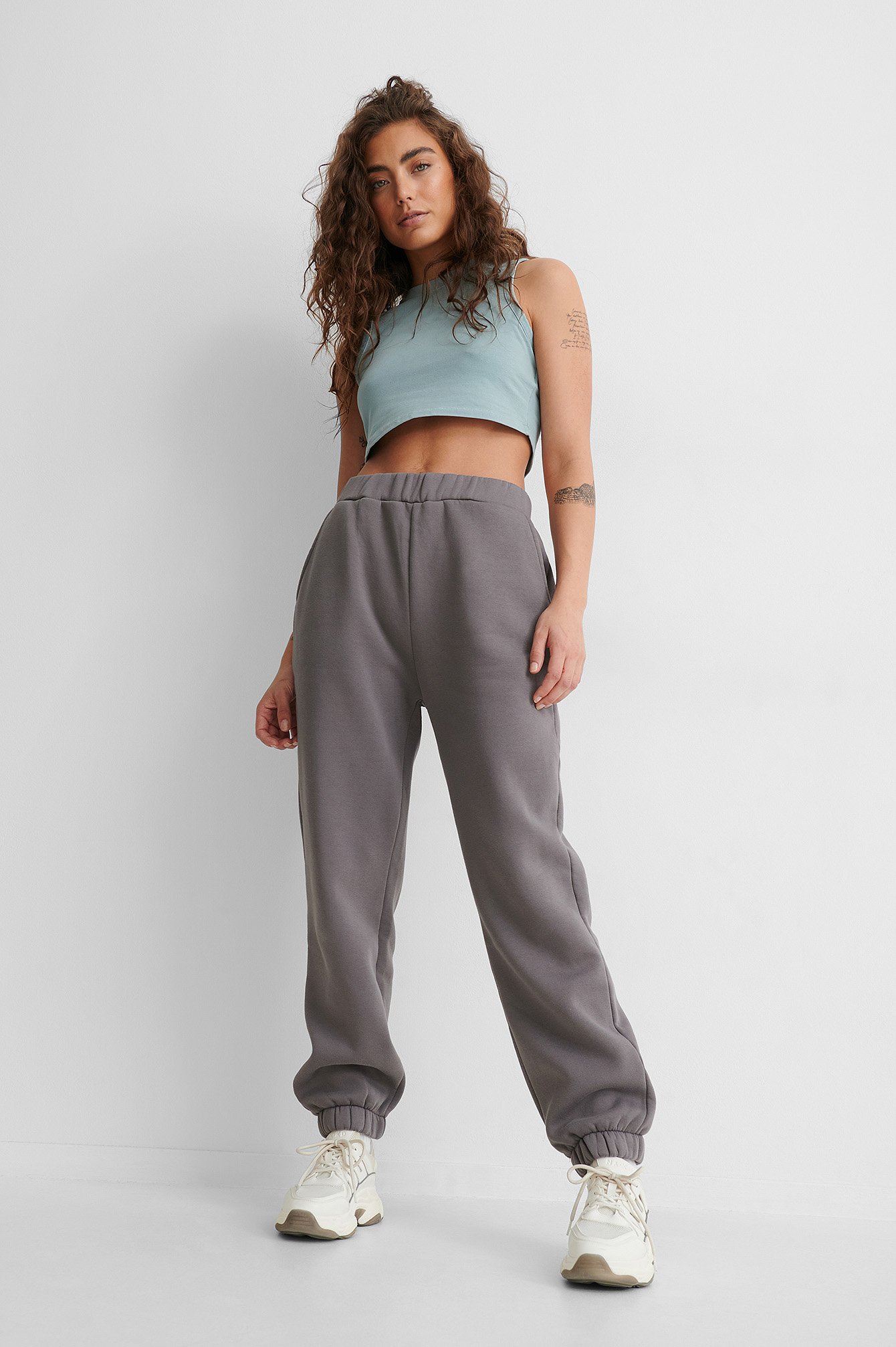 grey washed sweatpants