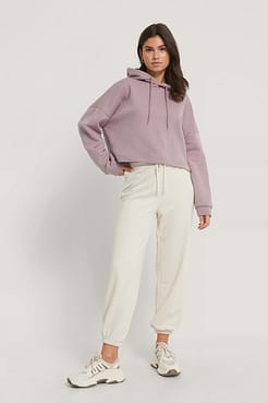 Basic Cropped Hoodie Outfit!