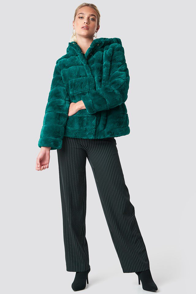 Soft Faux Fur Jacket Outfit