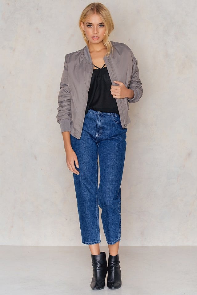 Front Cross Knitted Singlet Black