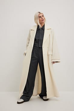 Seam Detail Trousers Outfit