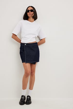 Mini Denim Skirt Outfit
