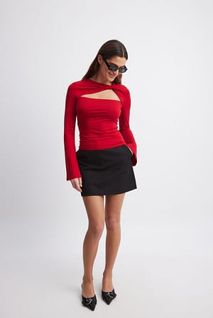 Soft Line Twist Top Outfit
