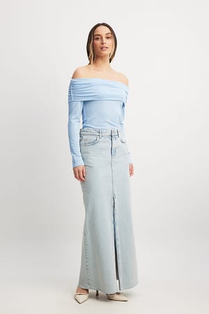 Off Shoulder Jersey Top Outfit