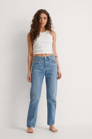 501 Crop Jeans Outfit
