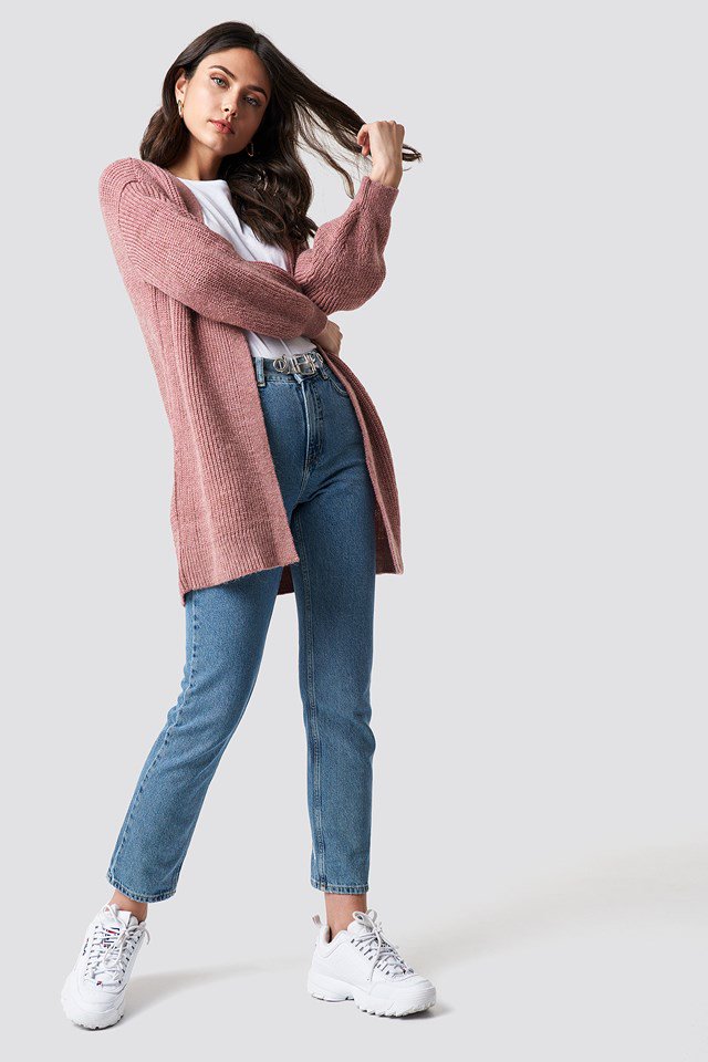 Casual Cardigan Denim Outfit