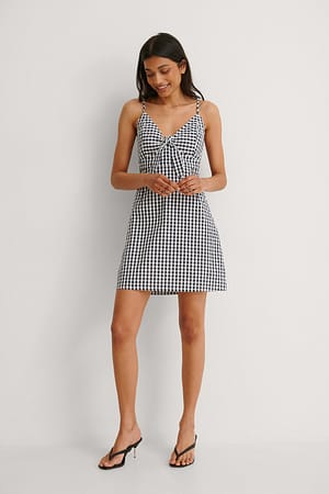 Gingham Mini Dress Outfit