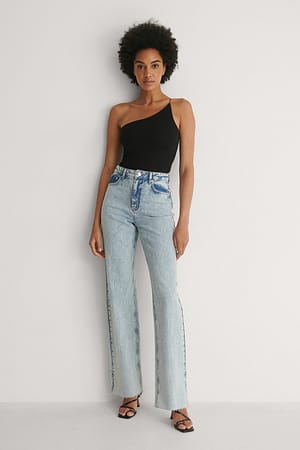 Straight Fit Denim Tall Outfit.