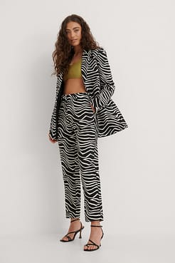 Zebra Pants Outfit.
