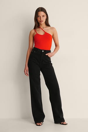 Double Strap Crop Singlet Outfit