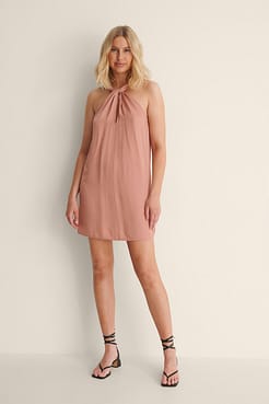 Halter Mini Dress Outfit