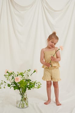 Organic Smock Frill Singlet Outfit.