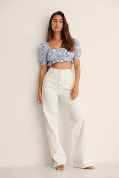Gingham Cropped Top Outfit.