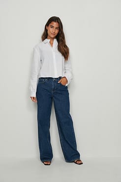 Cropped Cotton Shirt Outfit