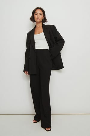 Recycled Tailored Suit Pants Outfit
