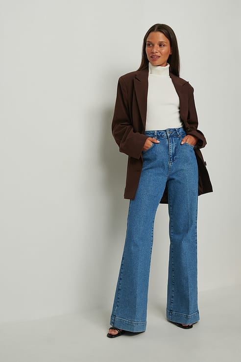 Elisabeth 70s-style wide-leg jeans main image 1