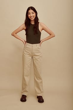 Contrast Stitch Jeans Outfit