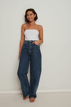 Extra Wide Leg Denim Outfit.