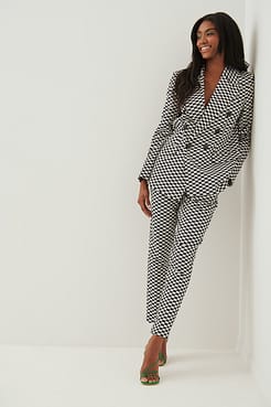 Checked Blazer Outfit