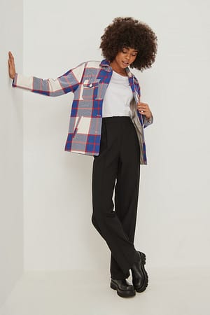 Metal Checked Overshirt Outfit