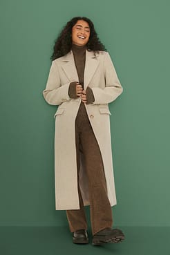 Long Tailored Coat Outfit