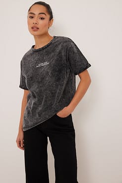 Stone Wash T-shirt Outfit.