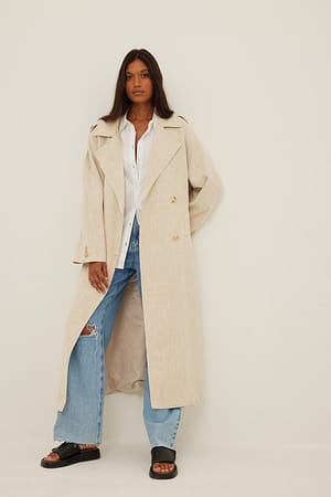 Structured Trench Coat Outfit.