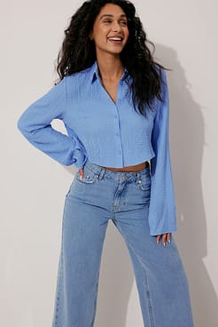 Structured Cropped Shirt Outfit.