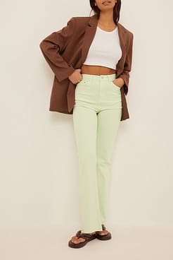 High Waist Skinny Bootcut Outfit
