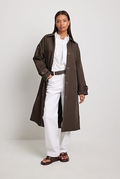 Light Padded Classic Trenchcoat Outfit