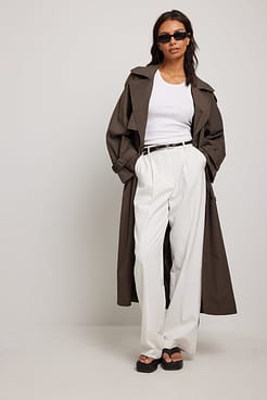 Oversized Fluid Trenchcoat Outfit