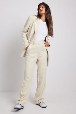 Straight Suit Pants Outfit