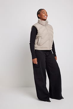 Square Padded Vest Outfit