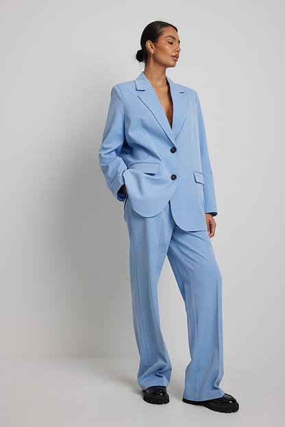 Blue Oversize blazer