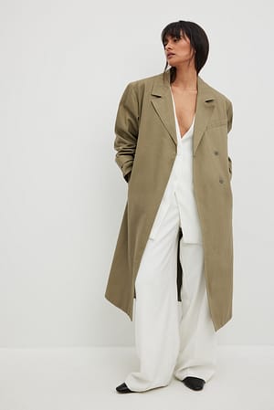 Heavy Cotton Trenchcoat Outfit